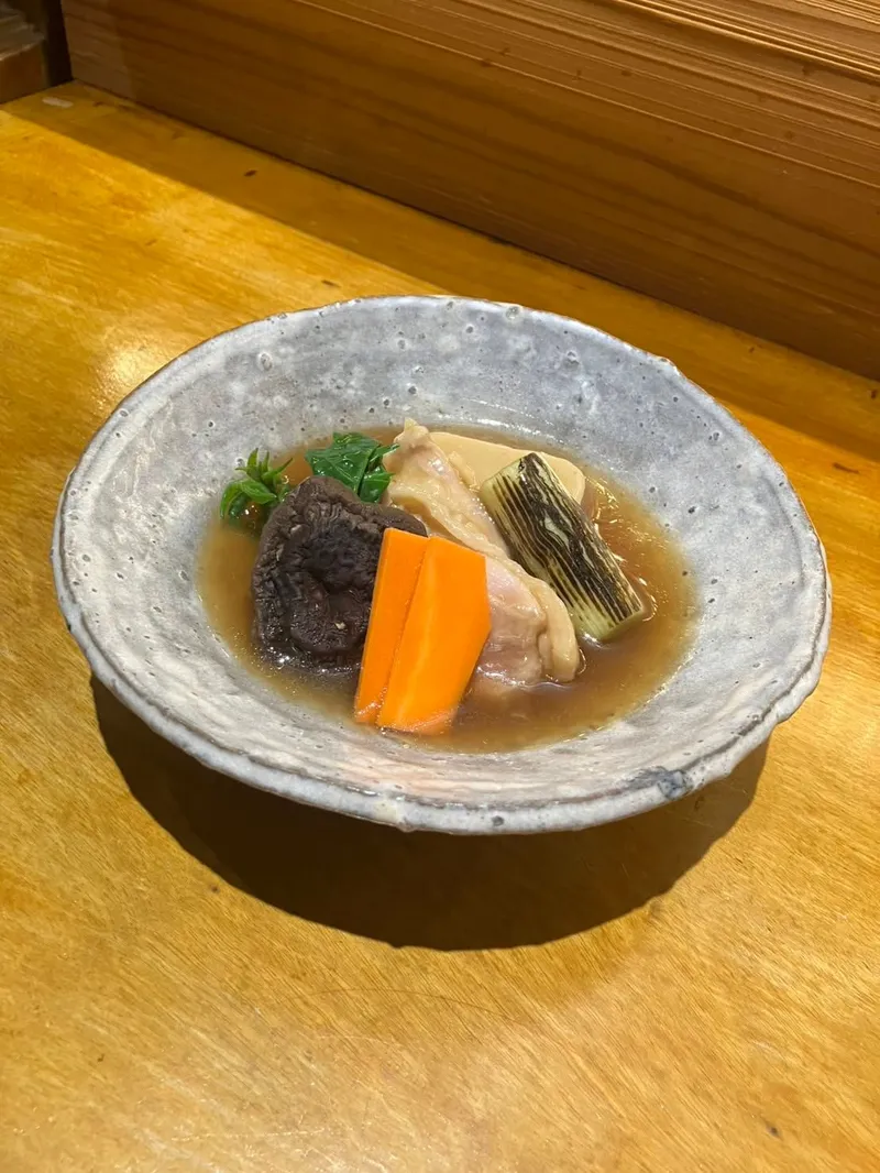 地鶏の治部煮椀